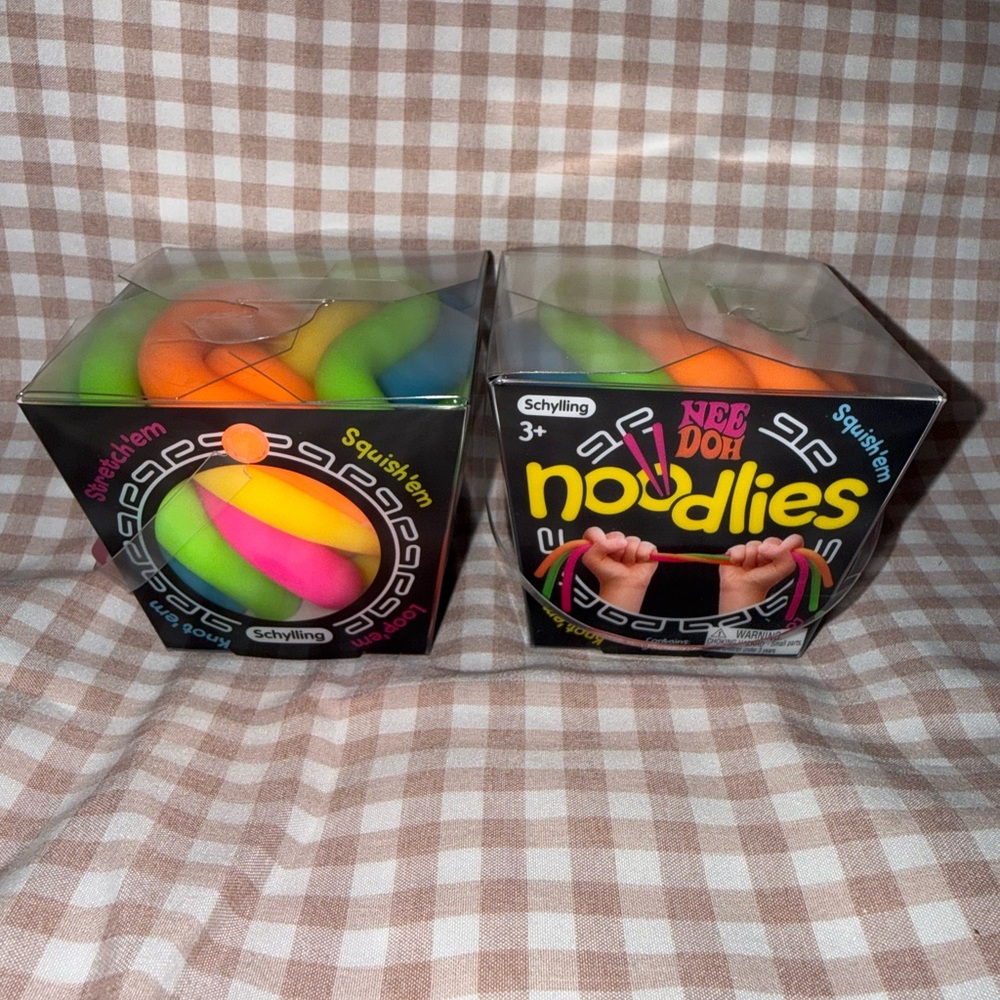 Noodlies Nee-Doh Stretchy Squish Toy - Multicolor - AUTHENTIC BRAND NEW